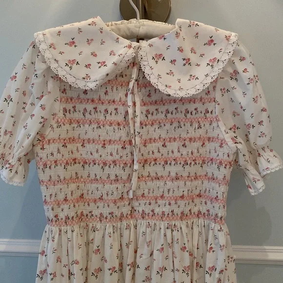 Dondolo + Gunner & Lux Lovely Rose Dress NWT 3 collars Size M - Picture 3 of 9